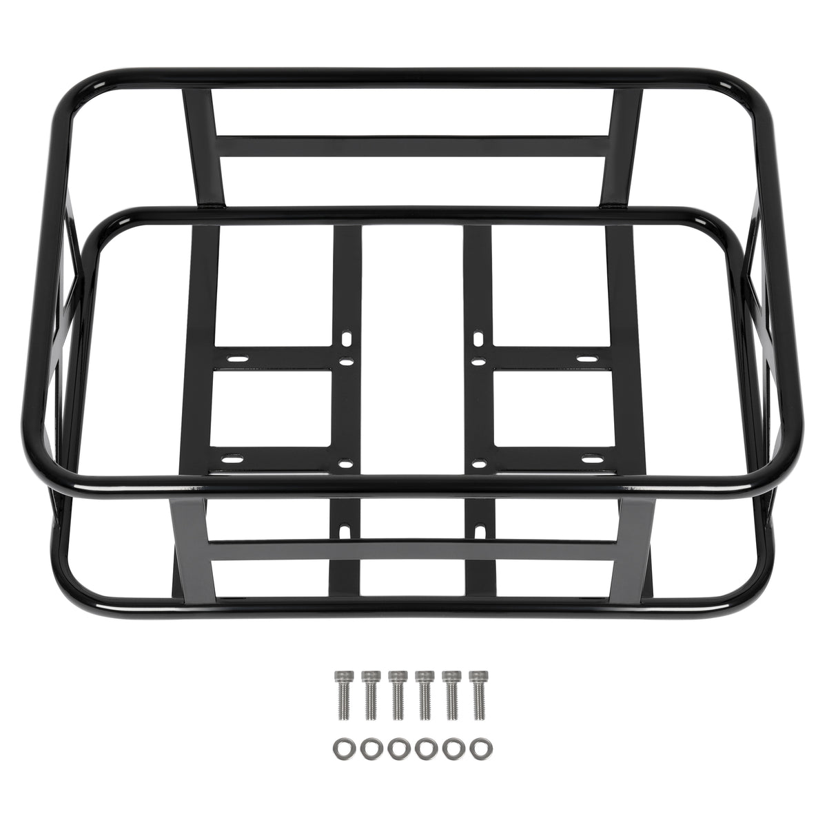 Steel Rear Bike Rack Basket Large Capacity for Mukkpet GM/GL & Suburban