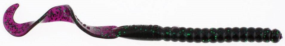 Fishing Power Worms 10 Inch 8 Pack - Soft, Ribbontail Design for All Fish Species