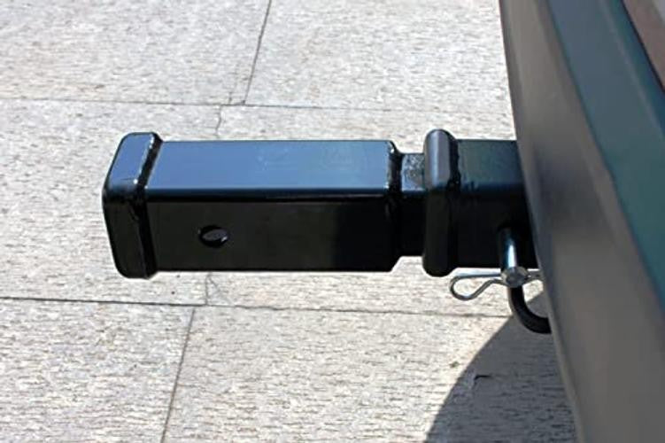 1-1/4 Inch to 2 Inch Trailer Hitch Receiver Extension - 7 Inch Length, 3500 Lbs Capacity