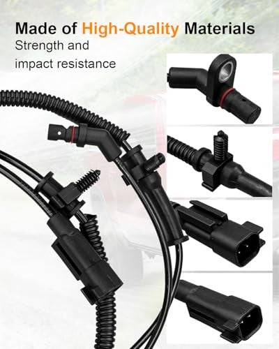 Front & Rear ABS Wheel Speed Sensor Set for Ram 1500 2013-2018 - 4PCS