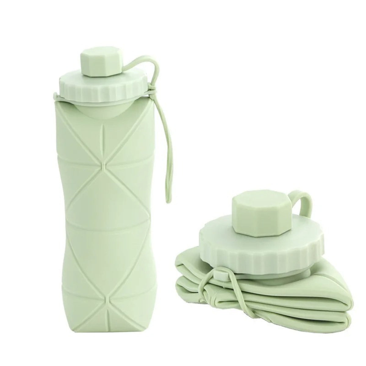 Collapsible Water Bottle - Reusable Silicone Travel & Outdoor Drink Container
