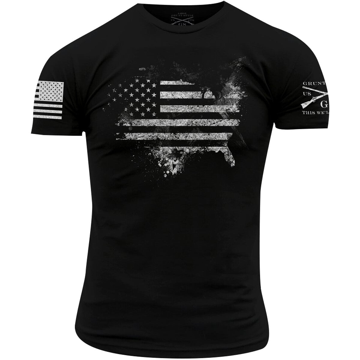 American Acid T-Shirt - Black - Unisex Casual Graphic Tee