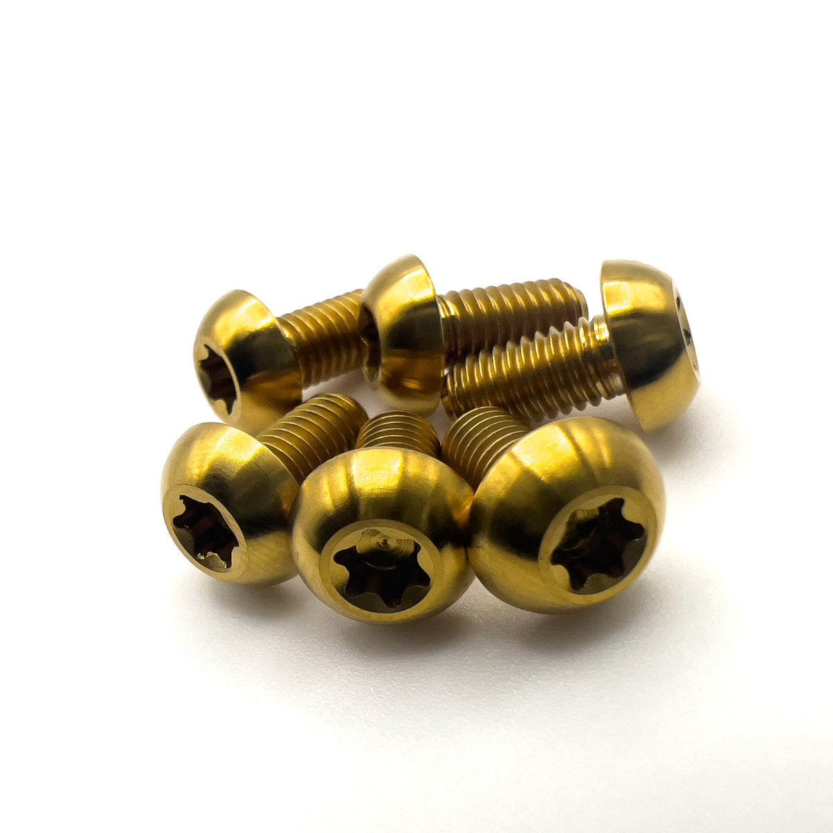 Titanium MTB Brake Rotor Bolt Kit - 6 Bolt Bike Disc Brake Accessories