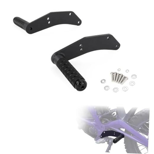 Aluminum Rear Foot Pegs for Surron, Segway, E Ride — Stunt Pedal Kit