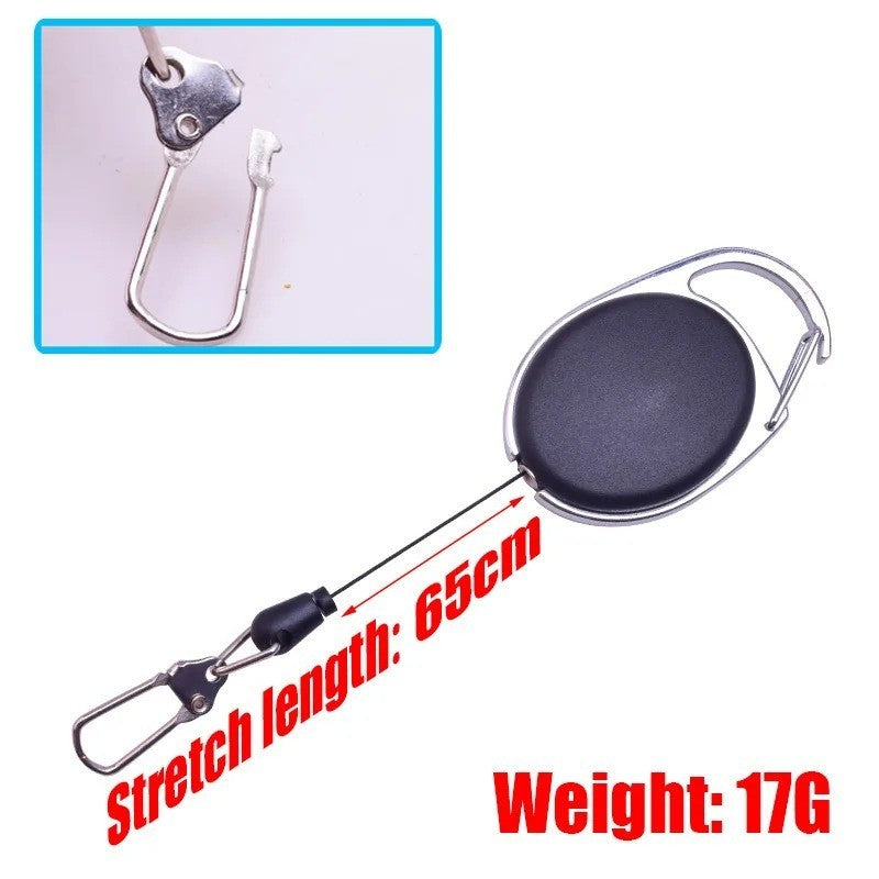 Fishing Knot Tool Kit with Shrimp-Shaped Stainless Steel Line Cutter and Scissors