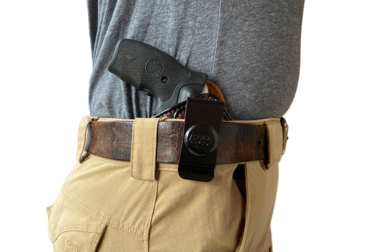 Full Grain Leather IWB Holster for Taurus 856 3-Inch Revolver - Concealed Carry