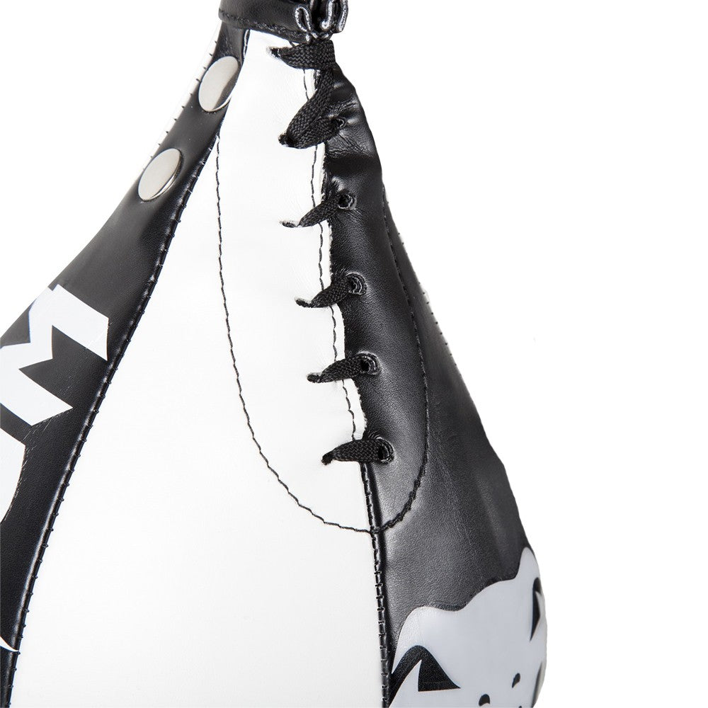Venum Premium Skintex Leather Speed Bag - Medium Black Ice