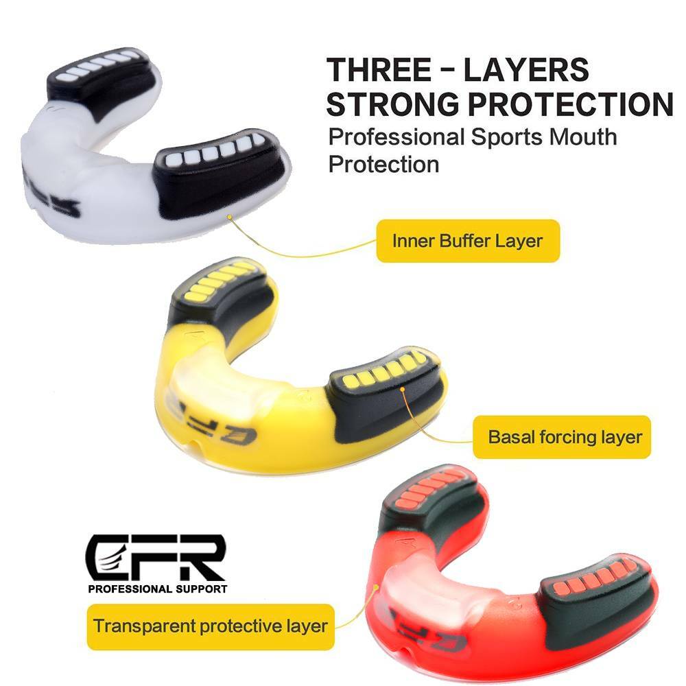 EVA Mouth Guard Teeth Protector Gum Shield - Impact-Resistant Sports Gear