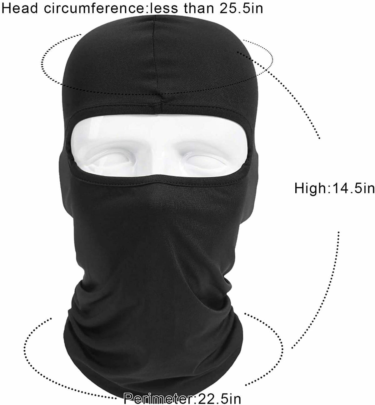 Breathable Full Face Mask for Sun UV Protection Sports & Outdoor Activities
