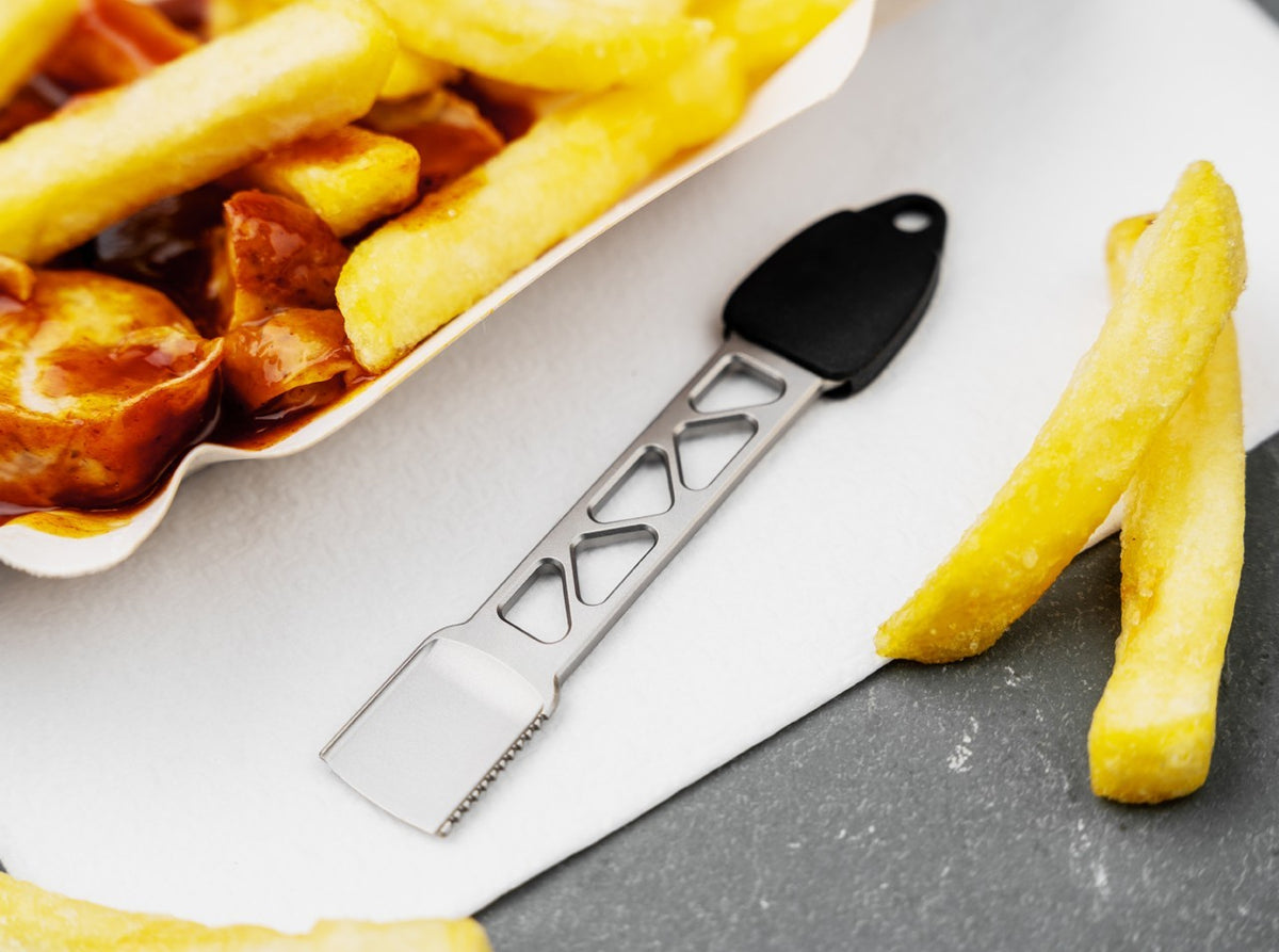 Camping Cutlery Set - Knife, Fork, Spoon, Stainless Steel Multi-Tool