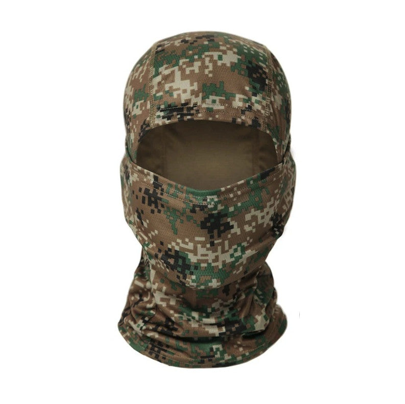 Full Face Camouflage Balaclava Mask for Outdoor Sports and Tactical Use