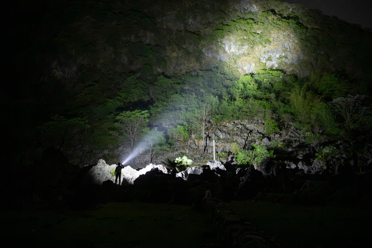 Tactical Flashlight 2500 Lumens OD Green Waterproof Handheld Torch