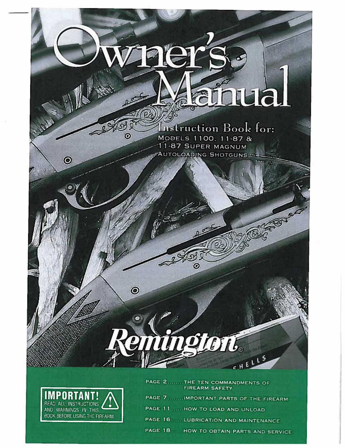 Remington Shotgun O-Ring Seal Pack for 1100 1187 11-87 12 Gauge - Gas Seal