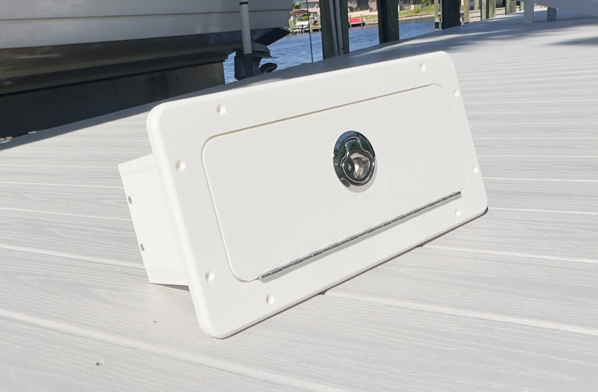 Marine Boat Storage Box Custom Starboard Locking Glove Box for Marine Use