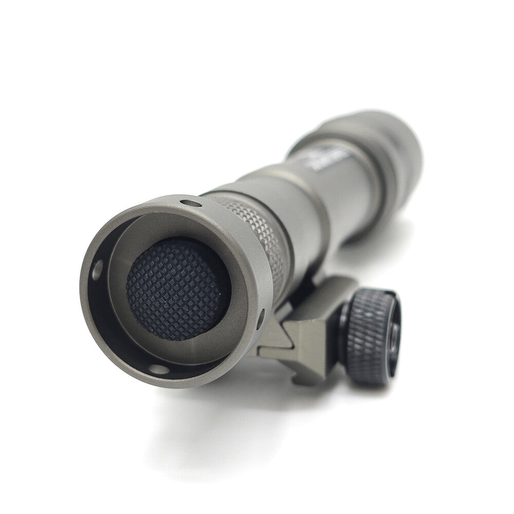Tactical LED Rifle Flashlight with Remote Pressure Switch - Black, Dark Earth