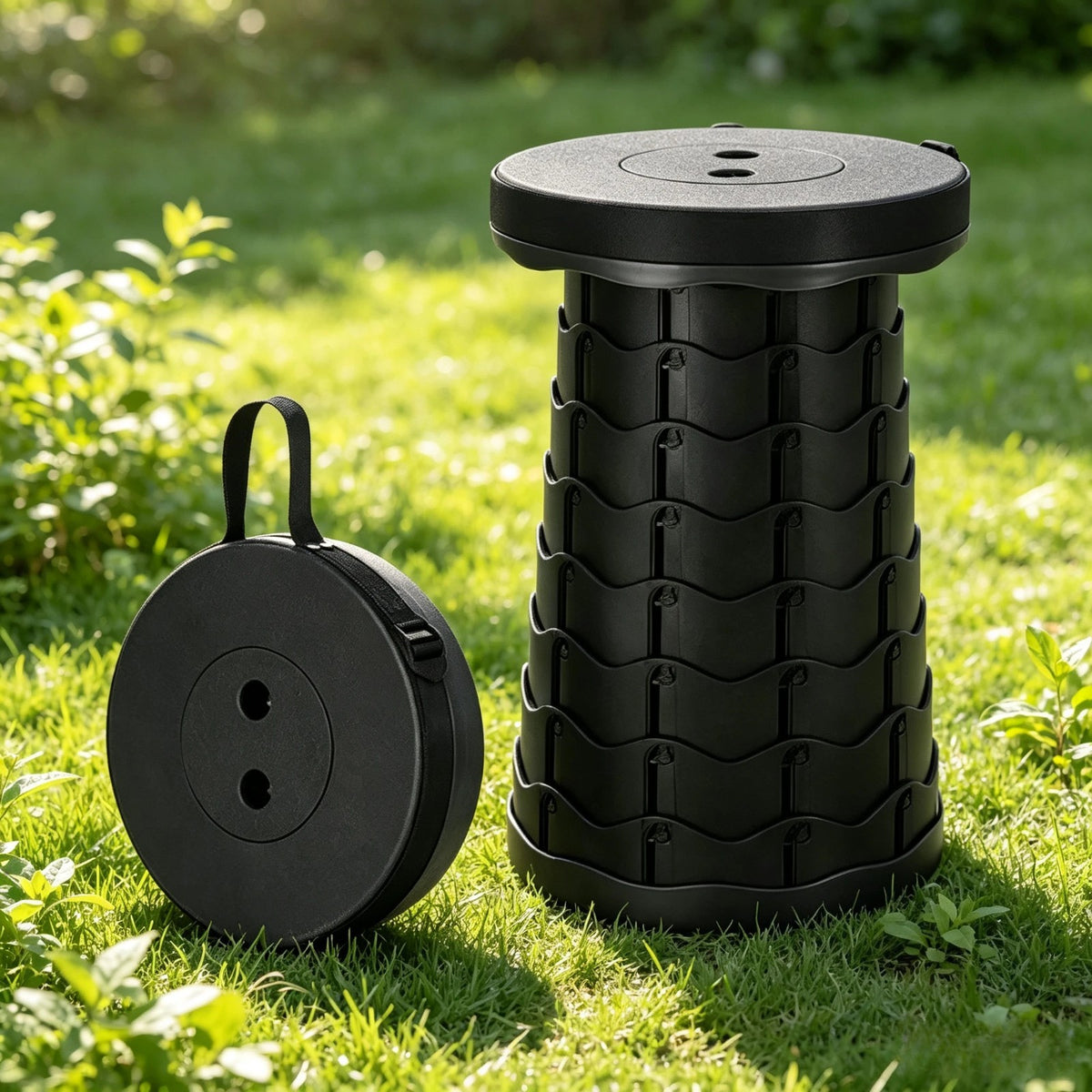 Portable Telescopic Camping Folding Stool Outdoor Seat