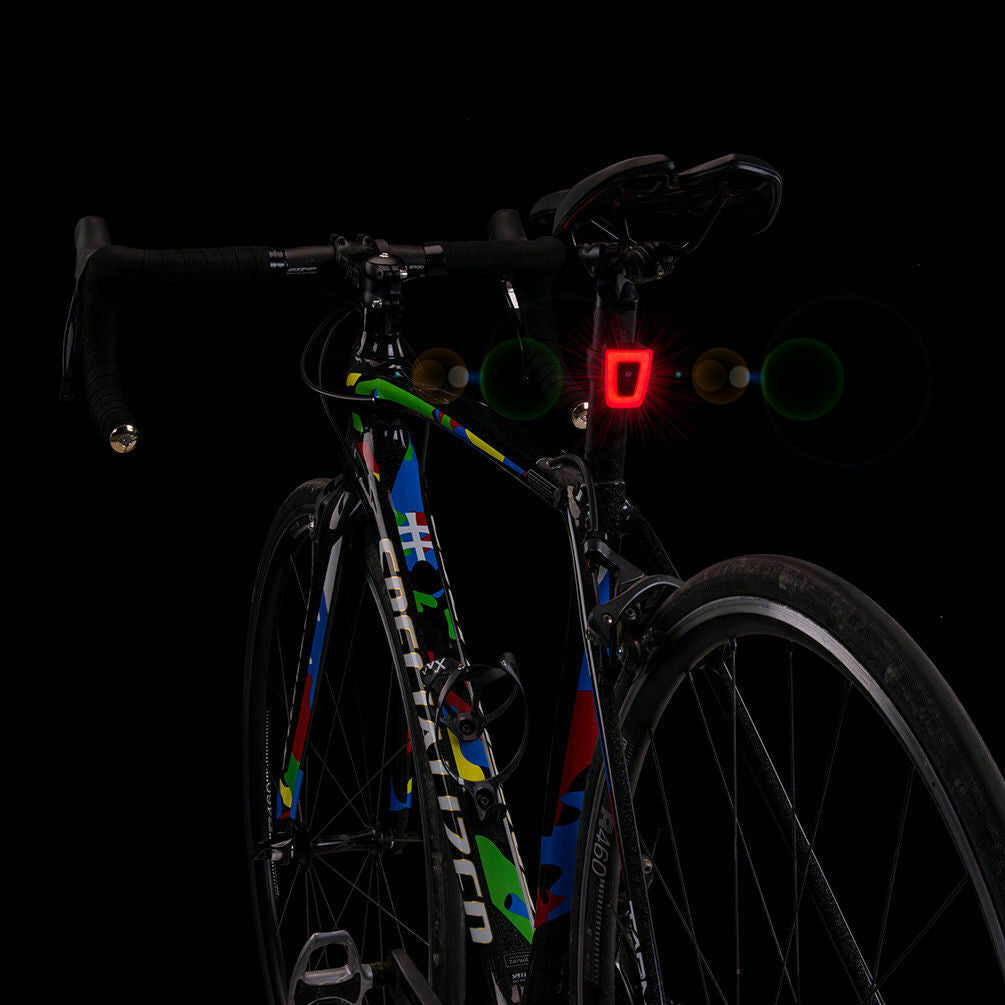 Rechargeable Waterproof Bike Rear Light with Multiple Modes