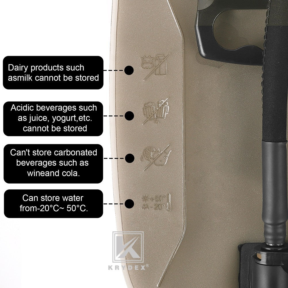 Tactical Hydration Carrier with 1.5L Water Bladder and MOLLE Compatibility