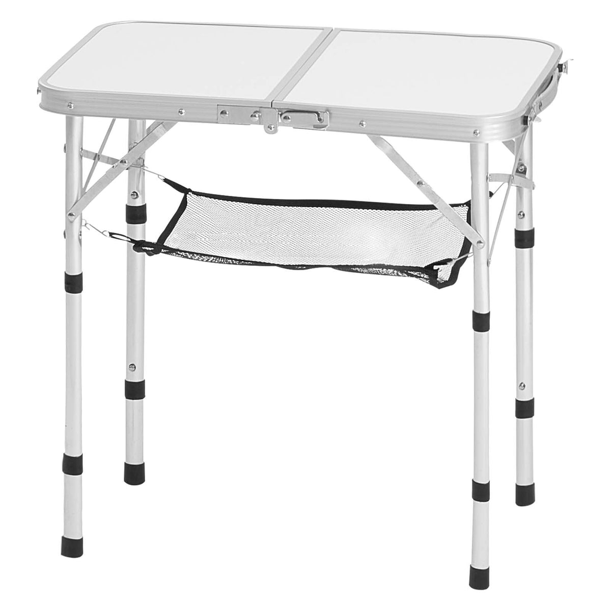 2ft Foldable Aluminum Camping Table with Adjustable Height for Outdoor Use