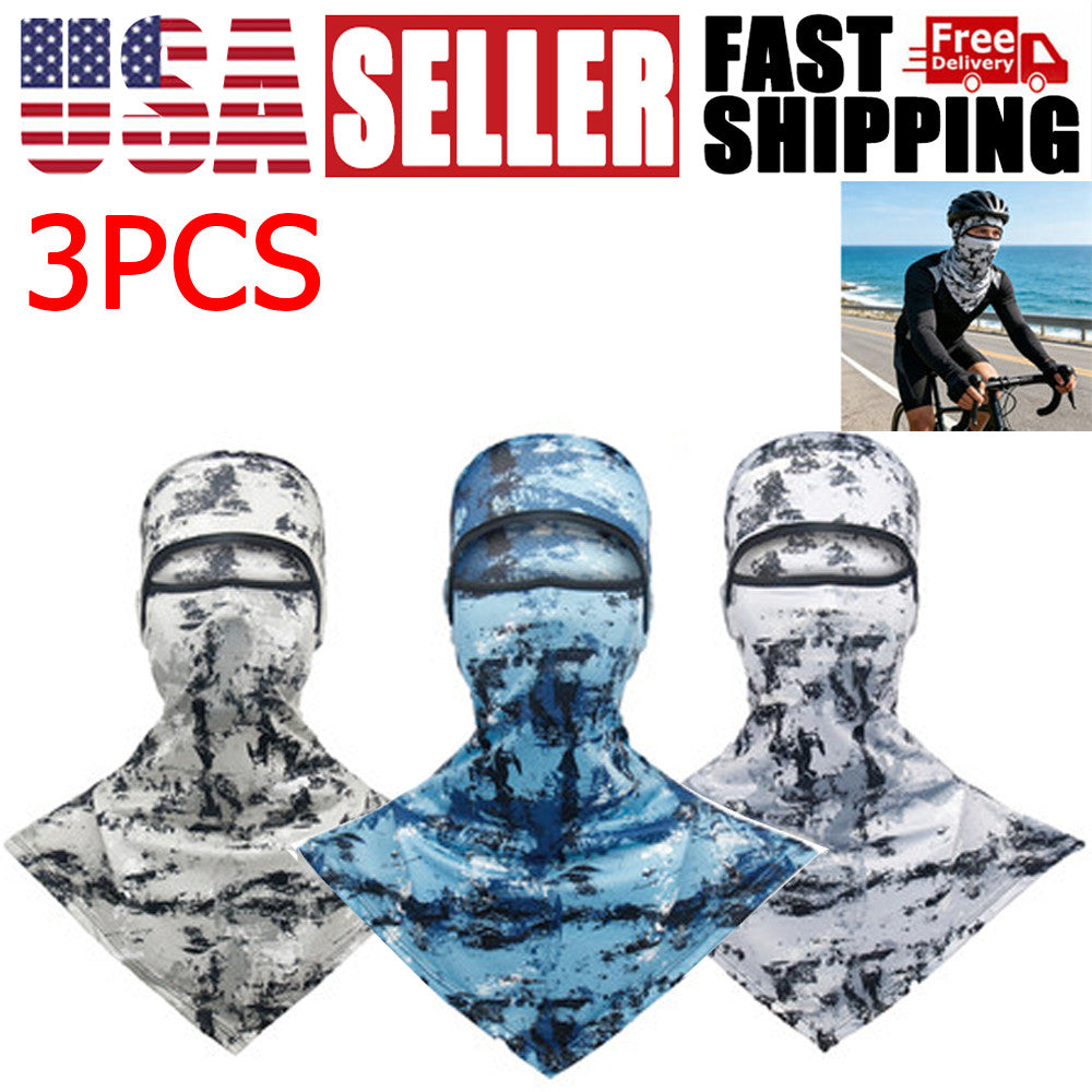 UV Protection Balaclava Face Mask for Outdoor Sports Tactical Sun Hood