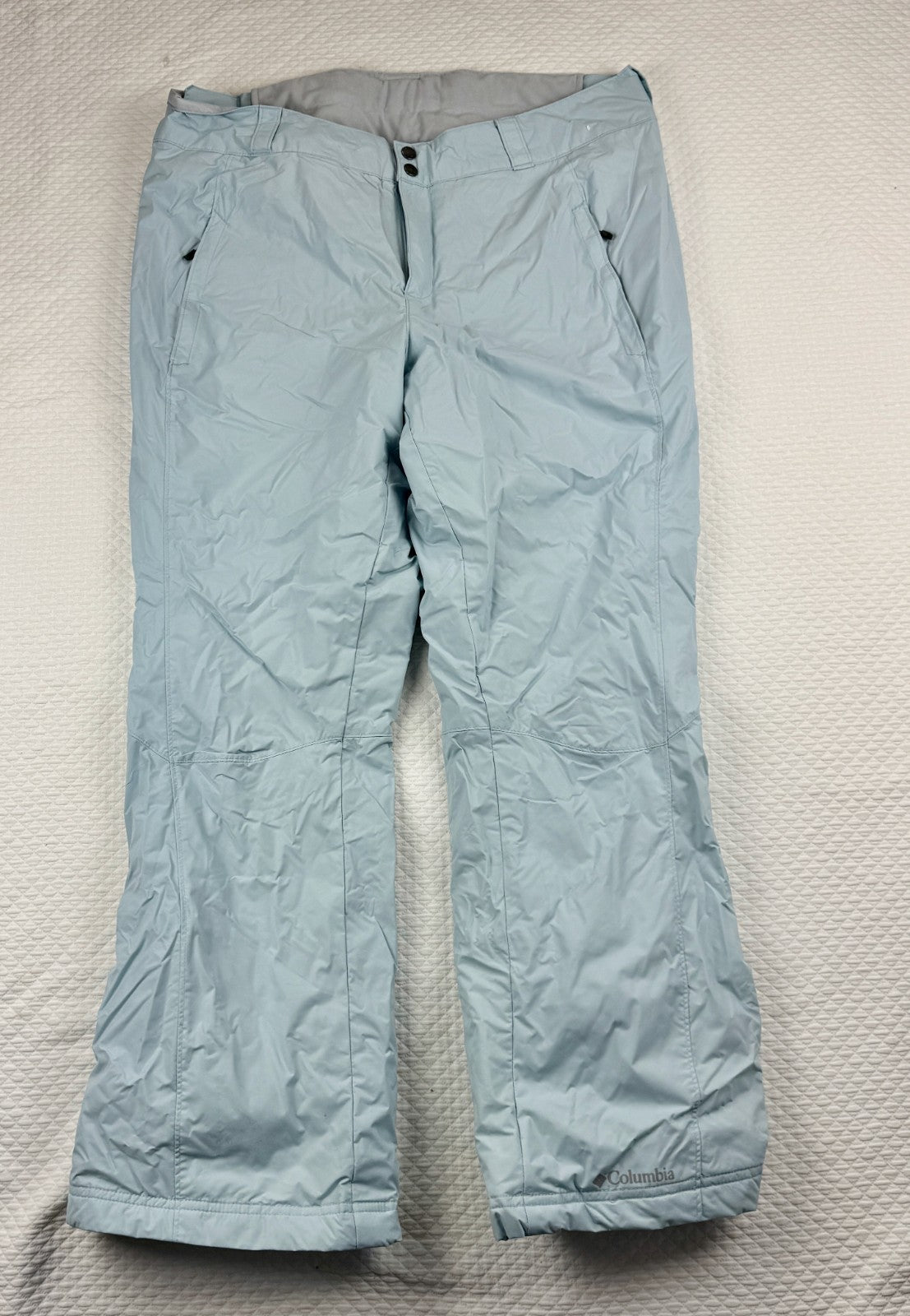 Women's Light Blue Waterproof Ski Pants - Size 1X Sportswear Co
