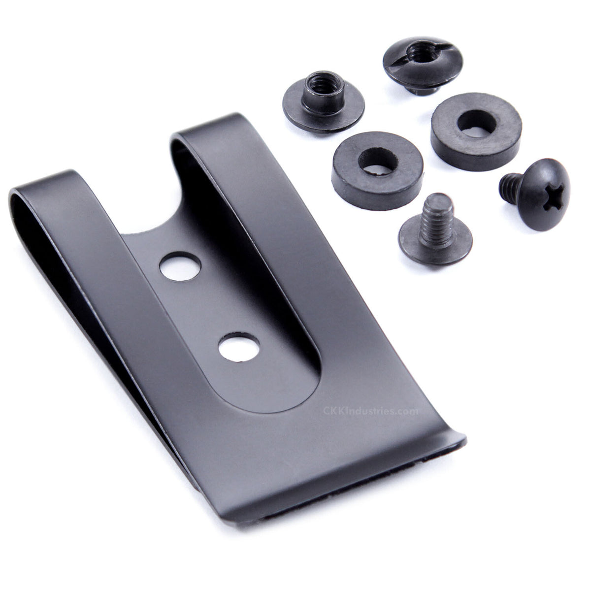 Universal Metal Belt Clips Model 2 with Mounting Hardware for Holsters