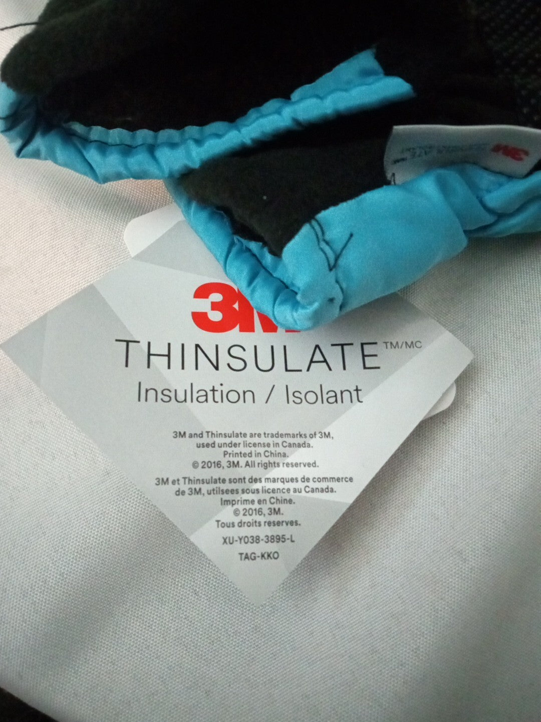 Children's Blue Winter Mittens with Thinsulate - Kids' Child Gloves
