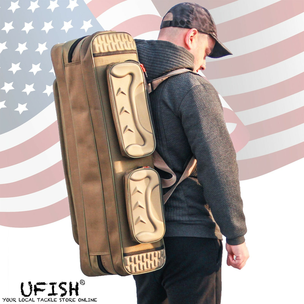 Fishing Rod Bag Tackle Storage Carrier Portable Travel Sock - 2 & 3 Layer Models