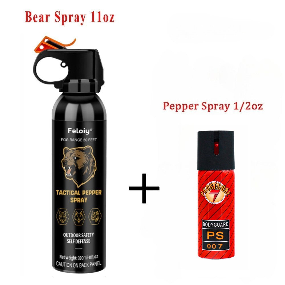 Bear Spray 11oz - Powerful Wildlife Deterrent with Free 1/2oz