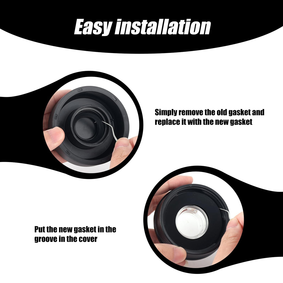 Silicone Gasket Replacement for YETI Yonder Water Bottles 4 Pack