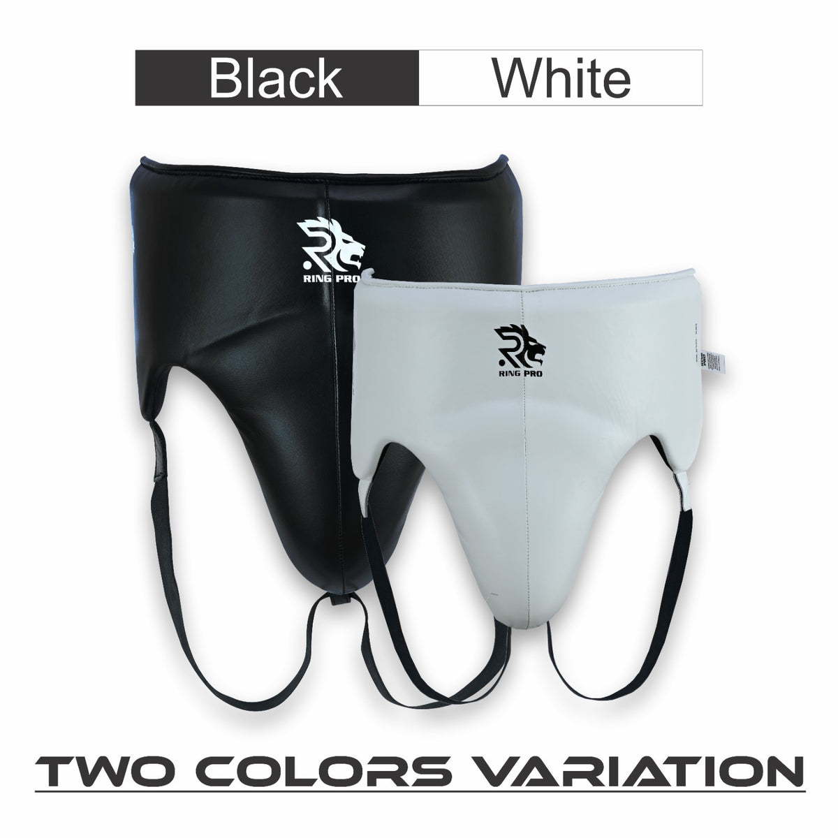 Leather Groin Guard with Built-In Cup for Boxing MMA Muay Thai Training - S-XL