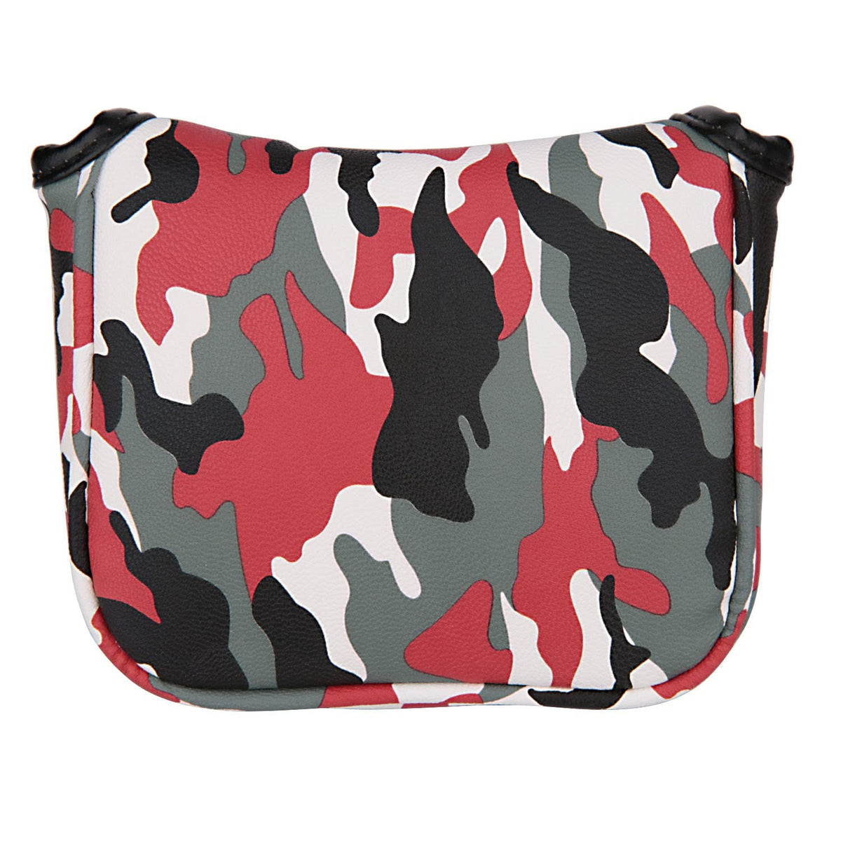 Golf Builder Red Camouflage Mallet Putter Head Cover - Waterproof Synthetic Leather