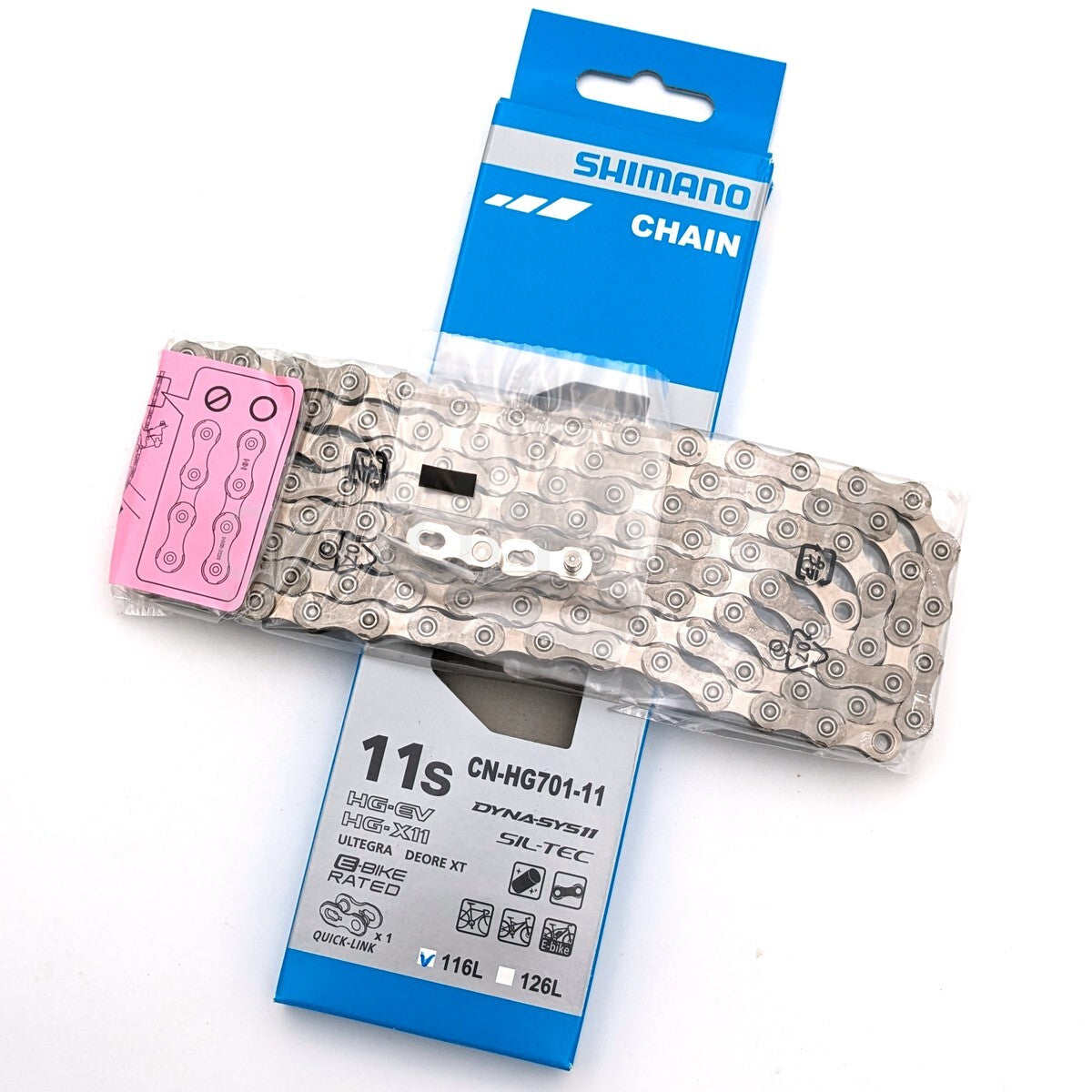 Shimano Ultegra / Deore XT 11-Speed Narrow Road MTB Bike Chain - 116L