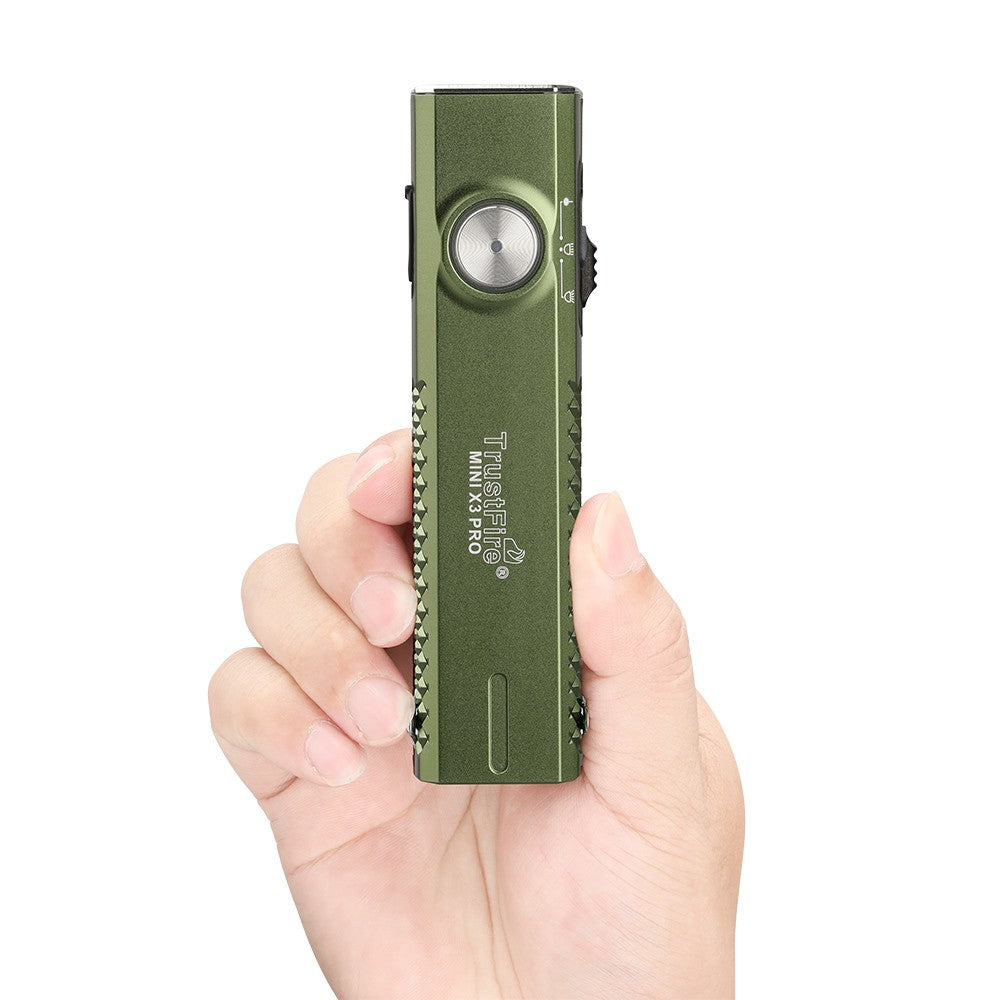 MiniX3-PRO 6-in-1 LED Flashlight with UV, Green, Red, Blue, White Light - 2050LM