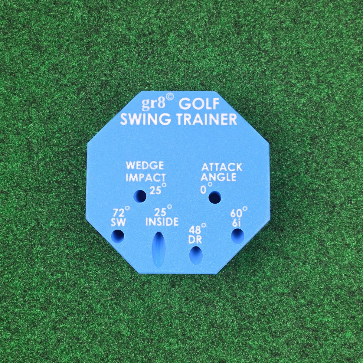 Compact Golf Swing Trainer with Alignment Stick - Weighted & Adjustable for Left/Right Hand