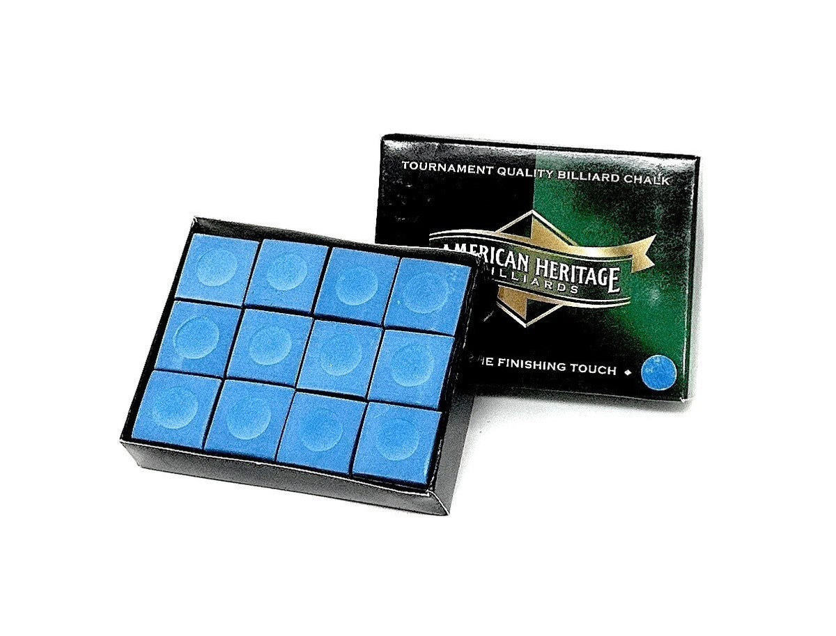 Multi-Color Pool Cue Chalk 12-Pack | Standard Cue Chalk Cubes for All Cues