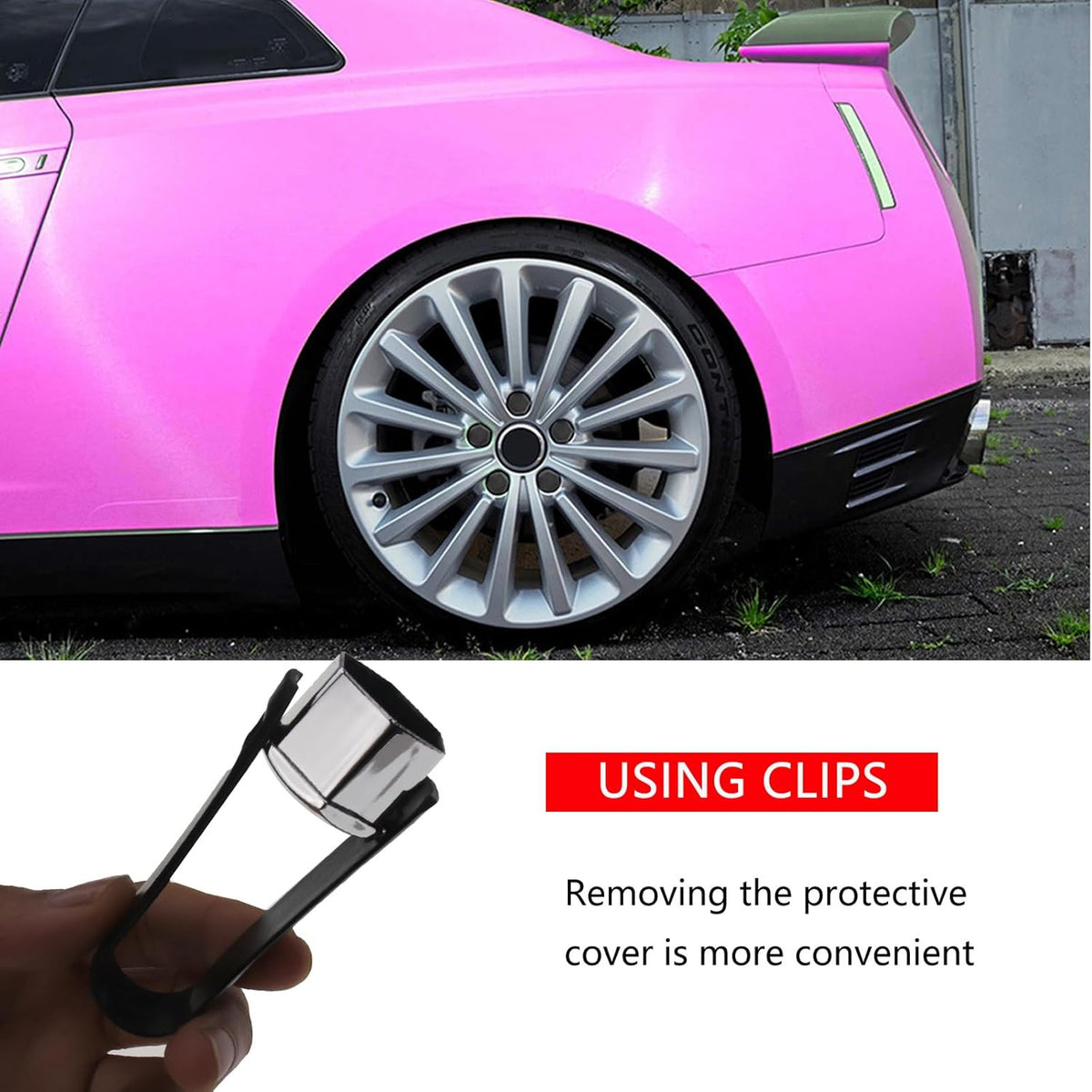 20 Pcs Silver Wheel Lug Nut Covers 17mm Anti-Rust Car Tire Bolt Caps