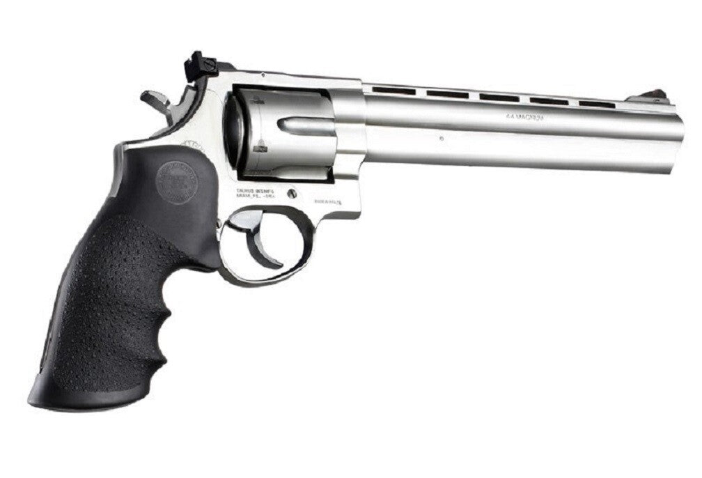 Pistol Grip Rubber Grip for Taurus Medium & Large Frame Revolvers - Black