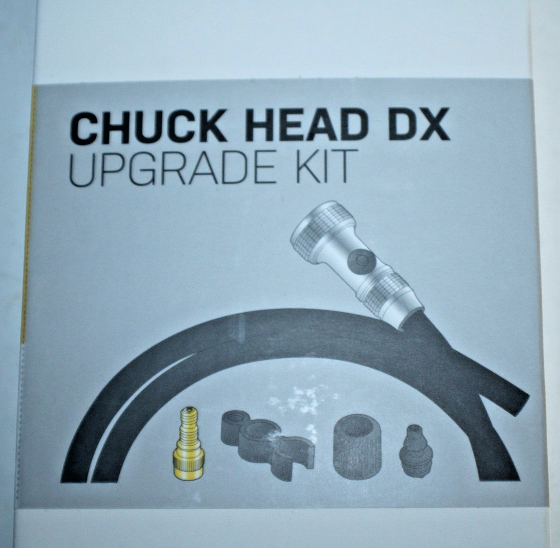 Bike Pump Chuck Head DX Upgrade Kit with 110cm Hose Pressure Release