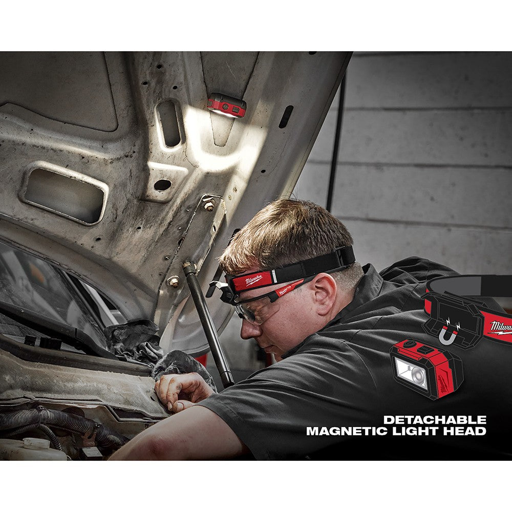 Rechargeable Magnetic Headlamp with Task Light - Milwaukee MILW 2012R