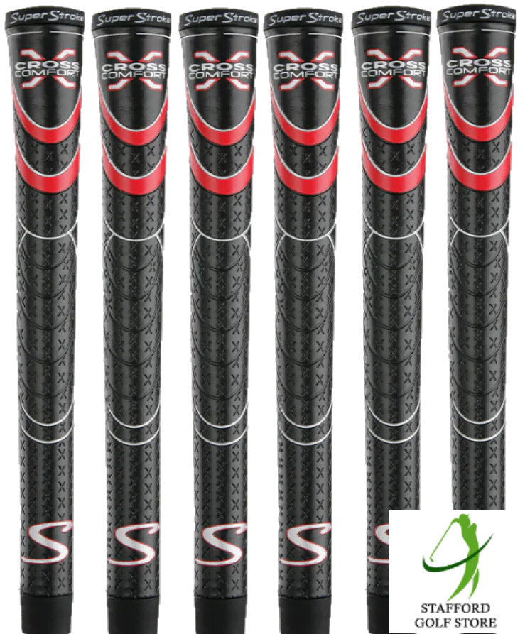 Golf Grip Set - Super Stroke Cross Comfort Undersize, Standard, Midsize & Jumbo