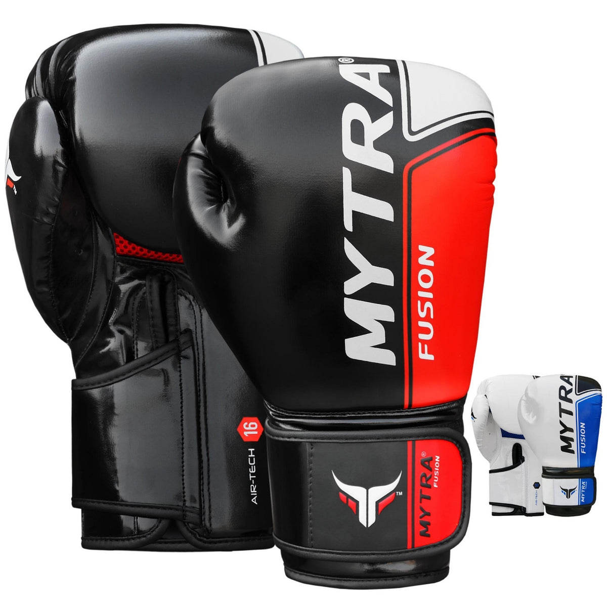 Leather Boxing Gloves for Sparring and Training - 10oz to 16oz