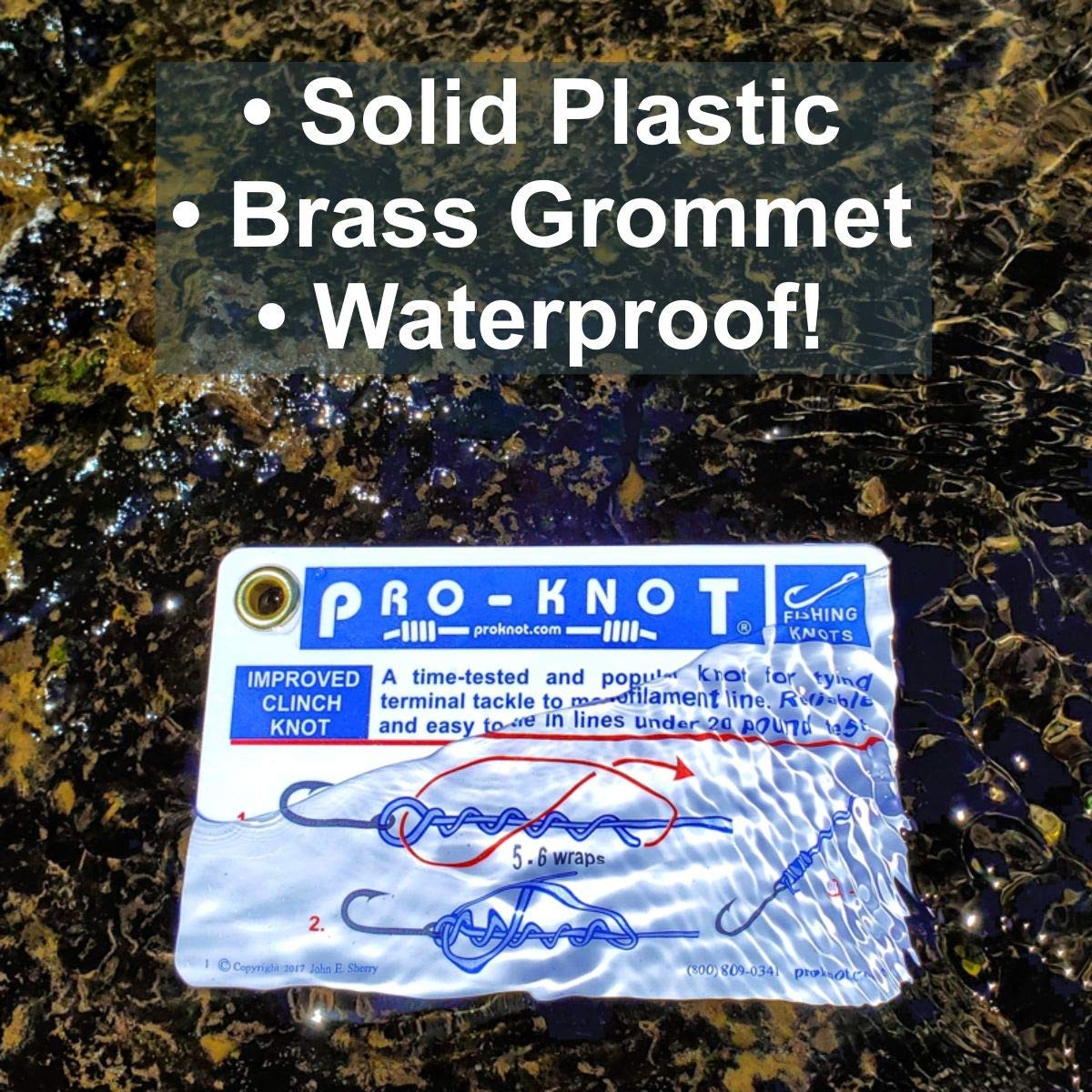 Fishing Knot Cards Waterproof Set - 12 Essential Tying Instructions