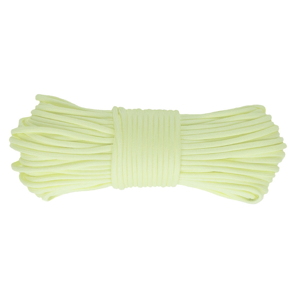 Glow in the Dark Paracord 7 Strand 550 Luminous Rope for Camping Crafts Night Hikes