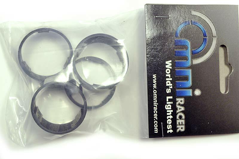 Lightweight Carbon Fiber Headset Spacer Set for Cycling 1-1/8" 2-20mm
