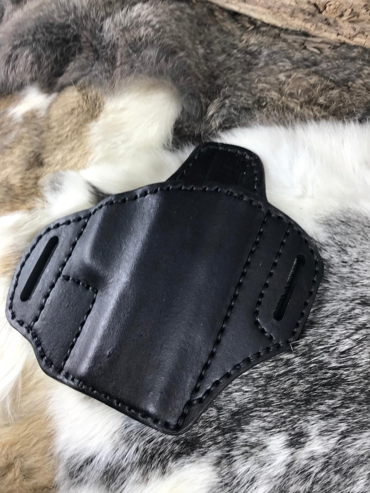 Leather Pancake Style Holster for Sig Sauer P365 X-Macro - Handmade OWB Carry