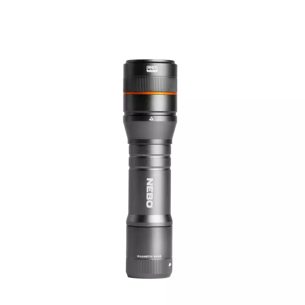 LED Tactical Flashlight 500 Lumens Handheld Aluminum Flashlight with 3 Batteries