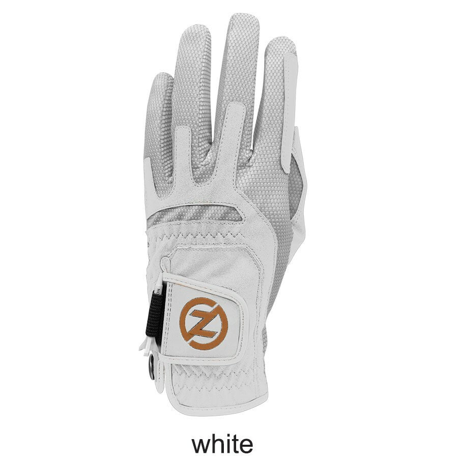 Men's Copper Infused Golf Glove - Zero Friction, Universal Fit, Antibacterial, Flexible, Durable