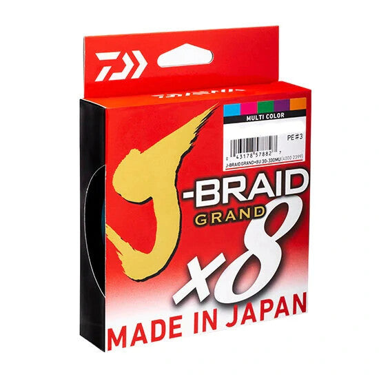 Multi-Color Braided Fishing Line 550 Yards - High-Strength, Ultra-Tight 8 Strand Construction