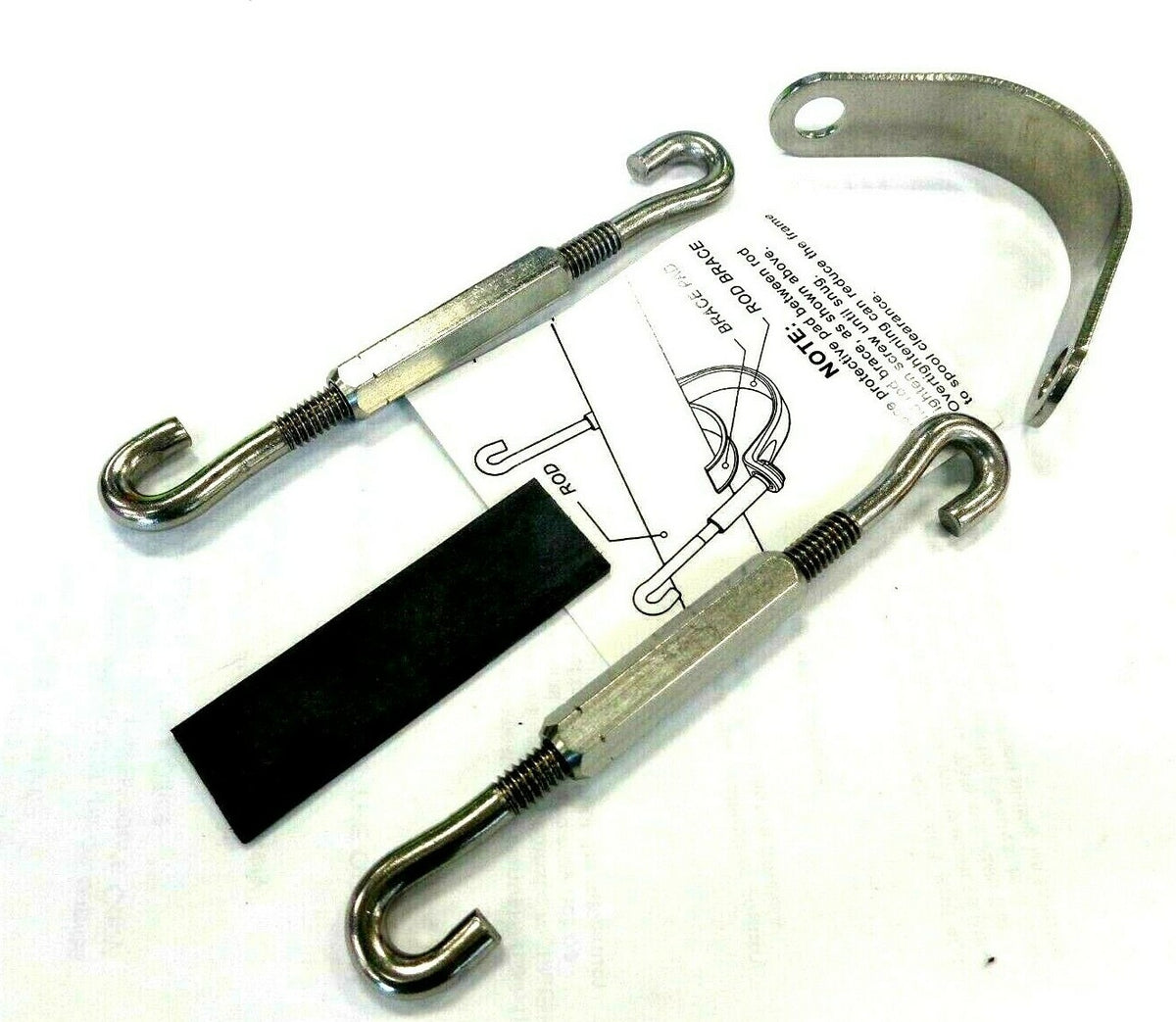 Fishing Rod Reel Seat Brace Kit for Penn 117 118 130S 14/0 16/0 Reels